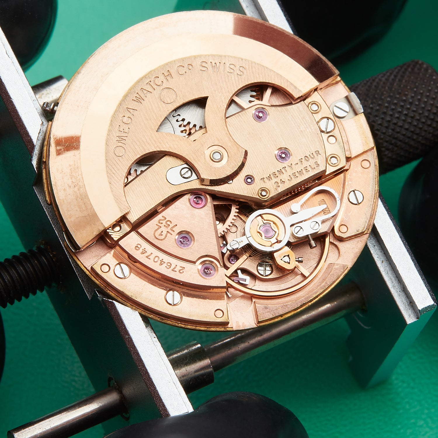 Omega 752 stunning watch movment Rixson epairs watch restoration